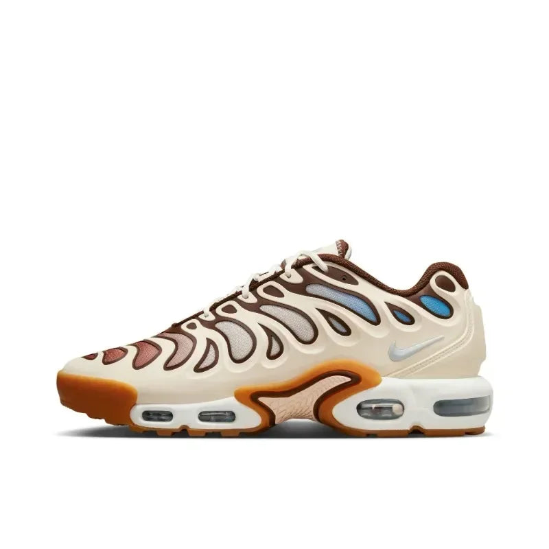 Nike Air Max Plus TN Brown Mesh Men Running Shoes Anti-Slip Air Cushion Breathable Shock-Absorbant Sports Sneakers FD4290-001