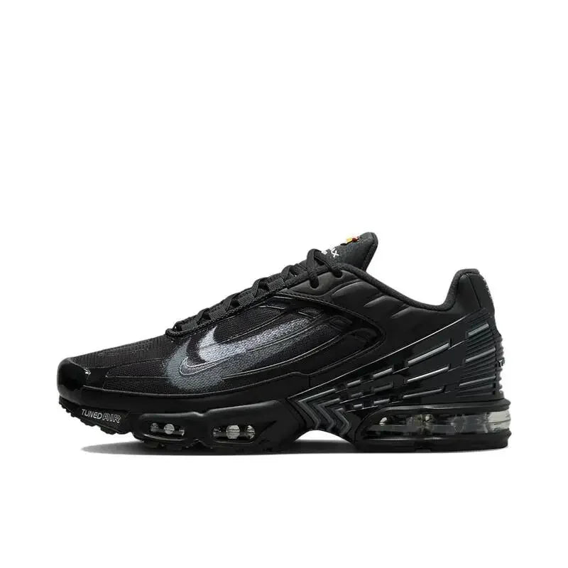 Nike Air Max Plus Tn 3 Men's Running Shoes - Non Slip, Durable, Fabric Mesh, Breathable Running Shoes GS/Black/Green