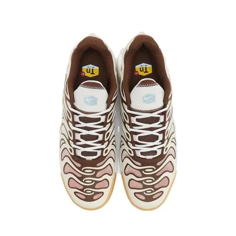 Nike Air Max Plus TN Brown Mesh Men Running Shoes Anti-Slip Air Cushion Breathable Shock-Absorbant Sports Sneakers FD4290-001