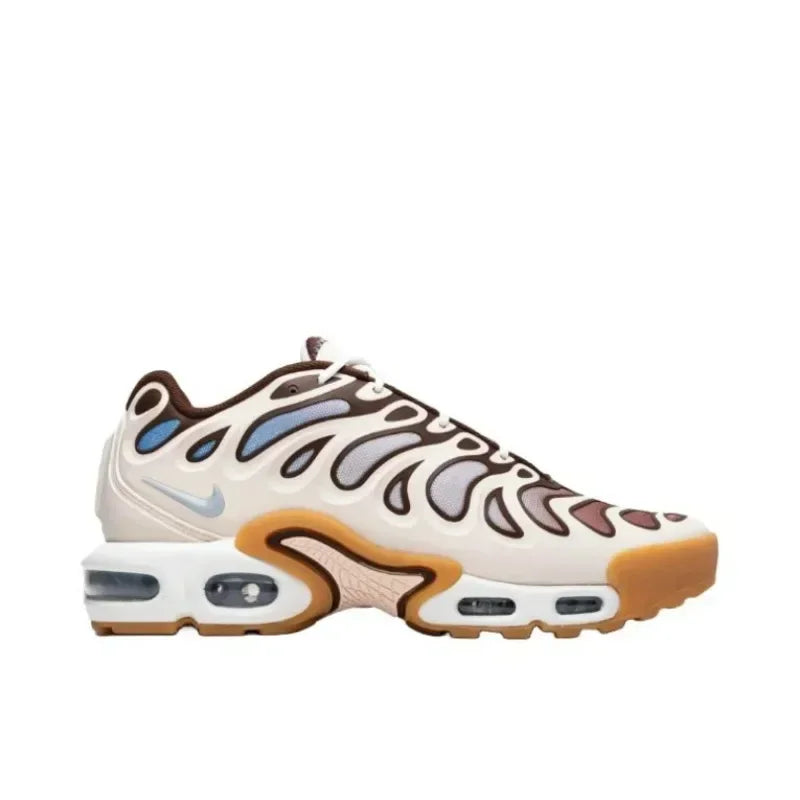 Nike Air Max Plus TN Brown Mesh Men Running Shoes Anti-Slip Air Cushion Breathable Shock-Absorbant Sports Sneakers FD4290-001