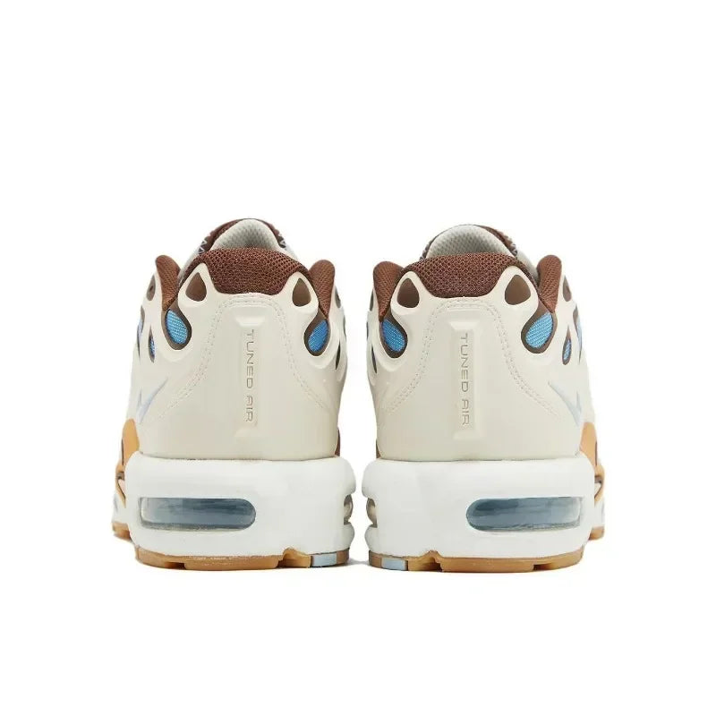 Nike Air Max Plus TN Brown Mesh Men Running Shoes Anti-Slip Air Cushion Breathable Shock-Absorbant Sports Sneakers FD4290-001